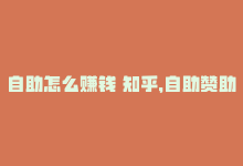 自助怎么赚钱 知乎，自助赞助力，轻松变网红-商城24小时自助下单