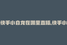 快手小白龙在哪里直播，快手小白龙轻松获得1万次双击点赞-商城24小时自助下单