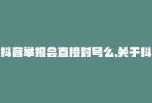 抖音举报会直接封号么,关于抖音举报是否会直接封号的深度解析!-商城24小时自助下单