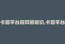 卡盟平台官网最低价，卡盟平台  24小时在线下单  最优价格-商城24小时自助下单