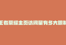 王者荣耀主页访问量有多大限制，王者荣耀主页访问量有多大-商城24小时自助下单