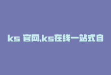 ks 官网，ks在线一站式自助订购平台-商城24小时自助下单