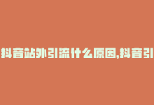 抖音站外引流什么原因，抖音引流技巧：外站提高转化率-商城24小时自助下单